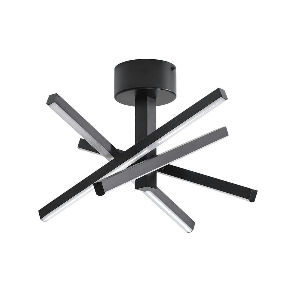 22-Watt 4-Light Geometric LED Chandelier: $98.56