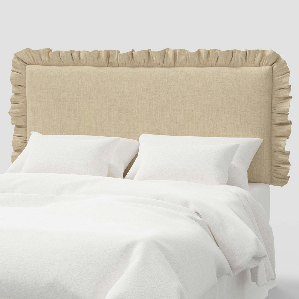 Mila Full Size Ruffled Wall-Mounted Headboard: $232