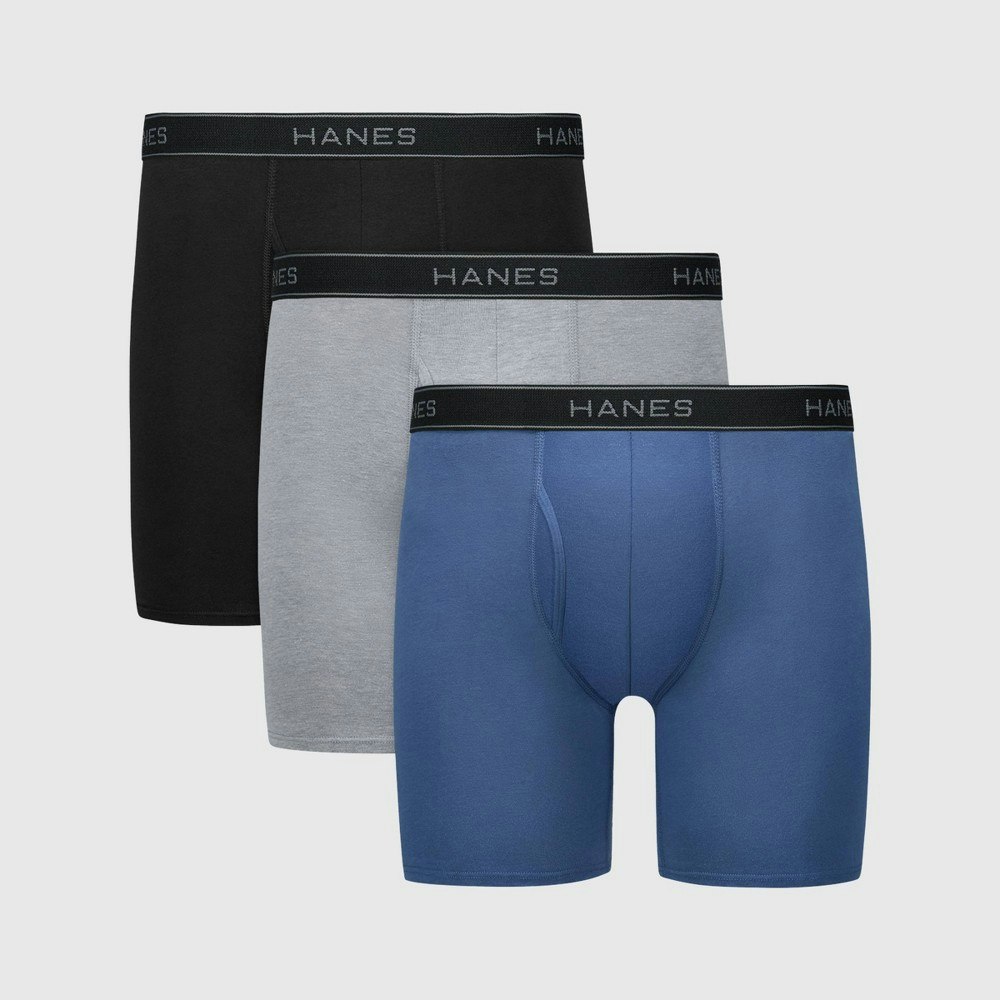 Hanes Premium Men's Cotton Stretch Boxer Briefs: $10.99