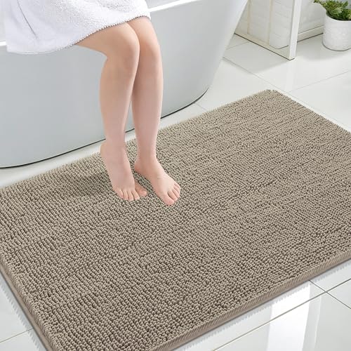 Olanly 47" x 32" Chenille Bath Rug: $48.19 Olanly 47" x 32" Chenille Bath Rug: $48.19