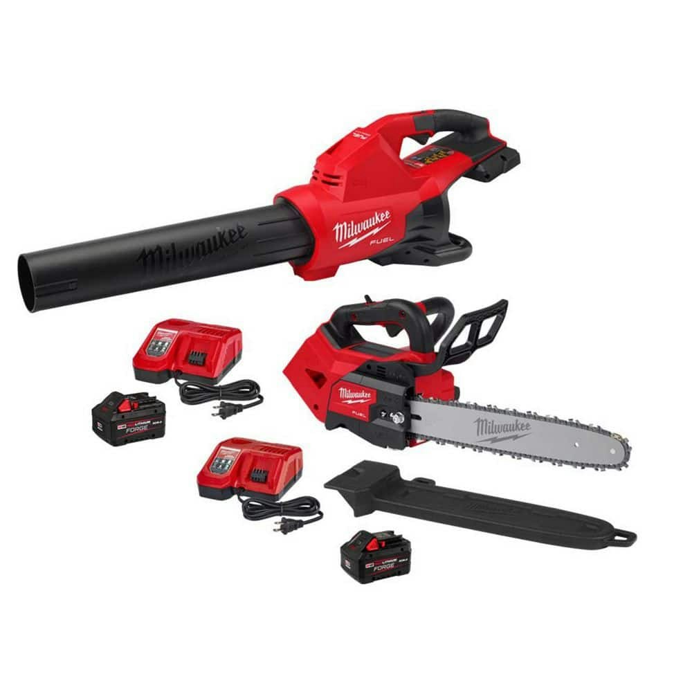 Milwaukee M18 Fuel Dual Battery 600 CFM Blower and 14-Inch Chainsaw Kit: $1,049 Milwaukee M18 Fuel Dual Battery 600 CFM Blower and 14-Inch Chainsaw Kit: $1,049