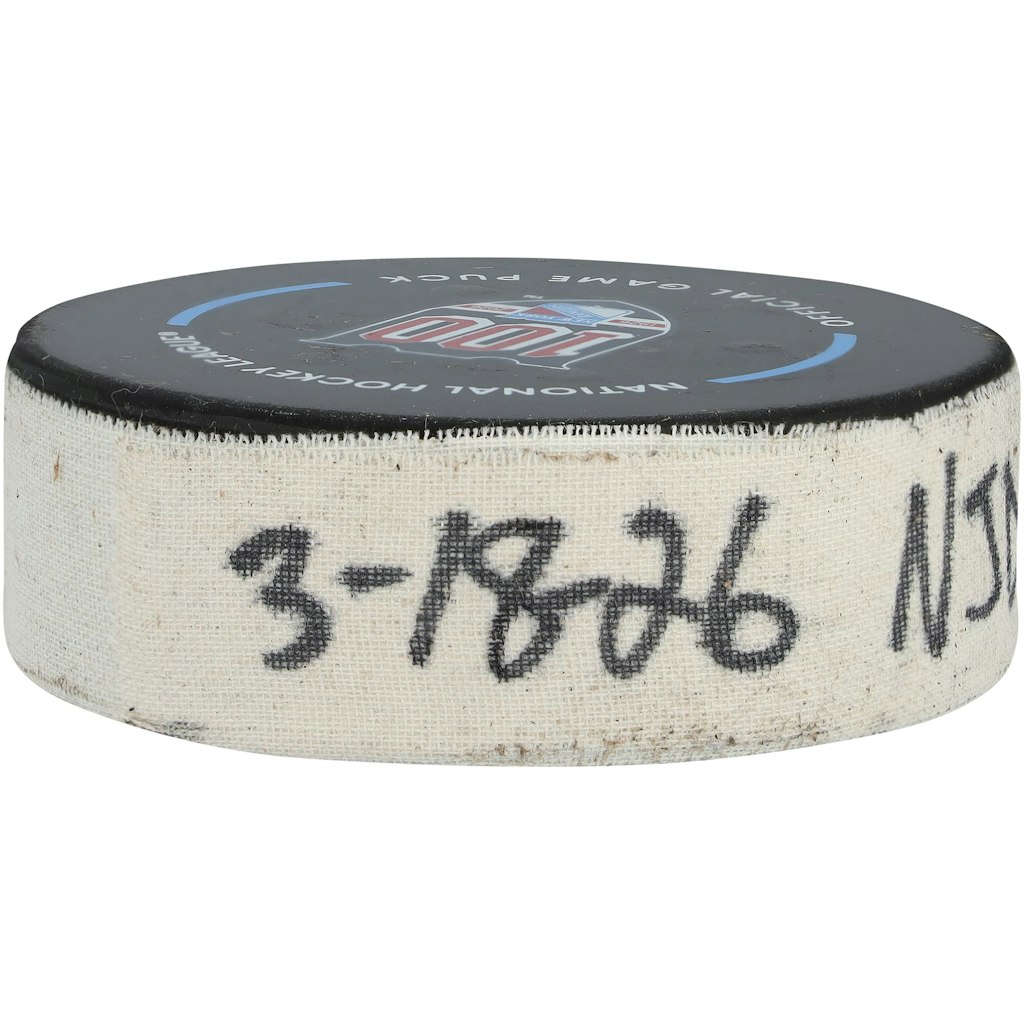 Jack Hughes New Jersey Devils Game-Used Goal Puck: $2,499.99 Jack Hughes New Jersey Devils Game-Used Goal Puck: $2,499.99
