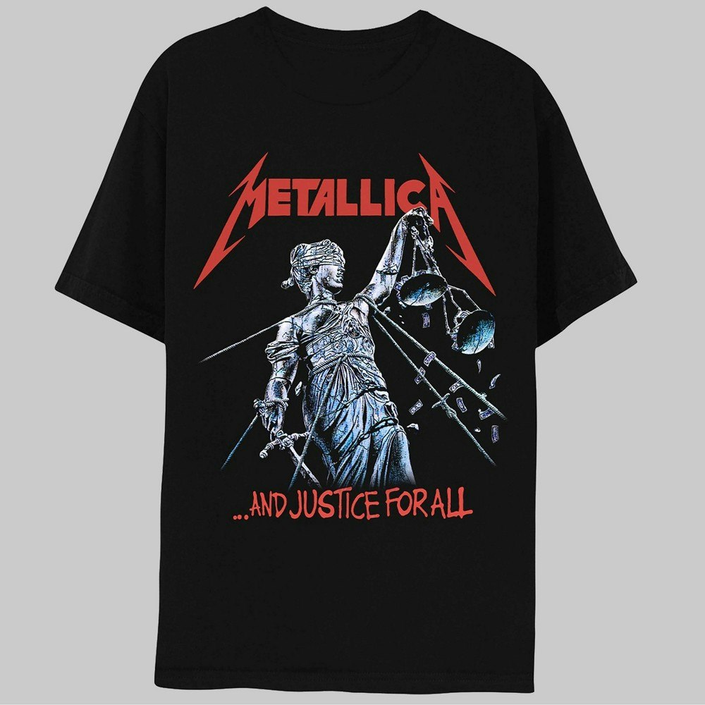 Men's Metallica Justice Graphic T-Shirt: $14 Men's Metallica Justice Graphic T-Shirt: $14