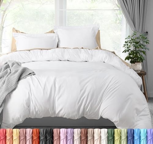 Queen 3-Piece Polyester Duvet Cover Set: $16.48