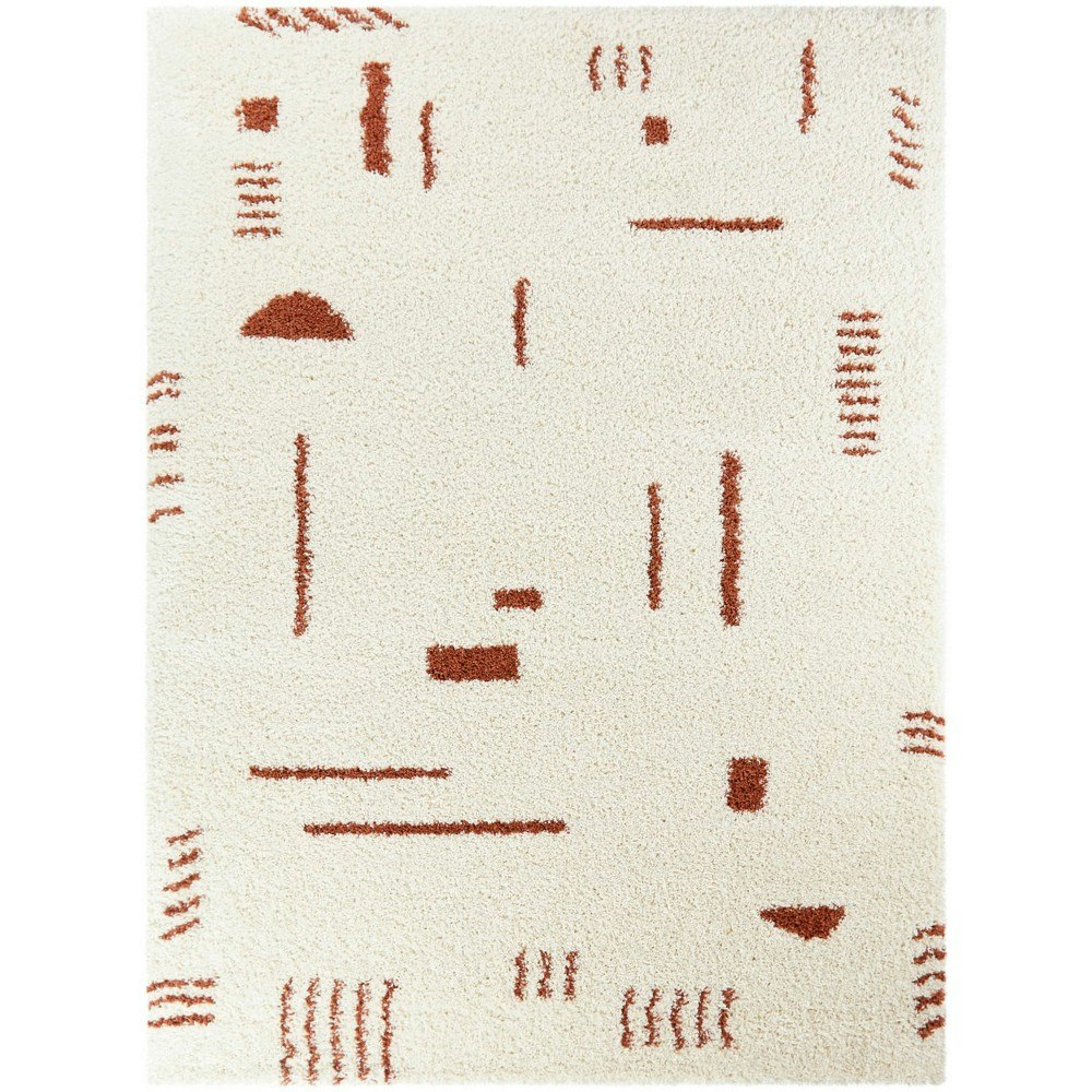 Rupa 6'7" x 9' Boho Moroccan Area Rug: $212.99