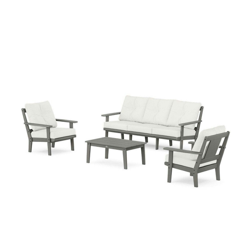 Polywood 4-Piece Prairie Deep Seating Outdoor Conversation Set: $2,595.99