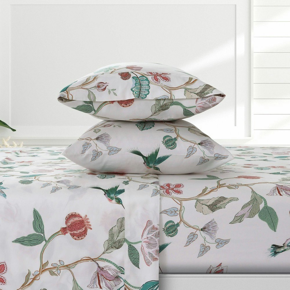 Tribeca Living California King 300 Thread Count Organic Cotton Sateen Sheet Set: $74.99
