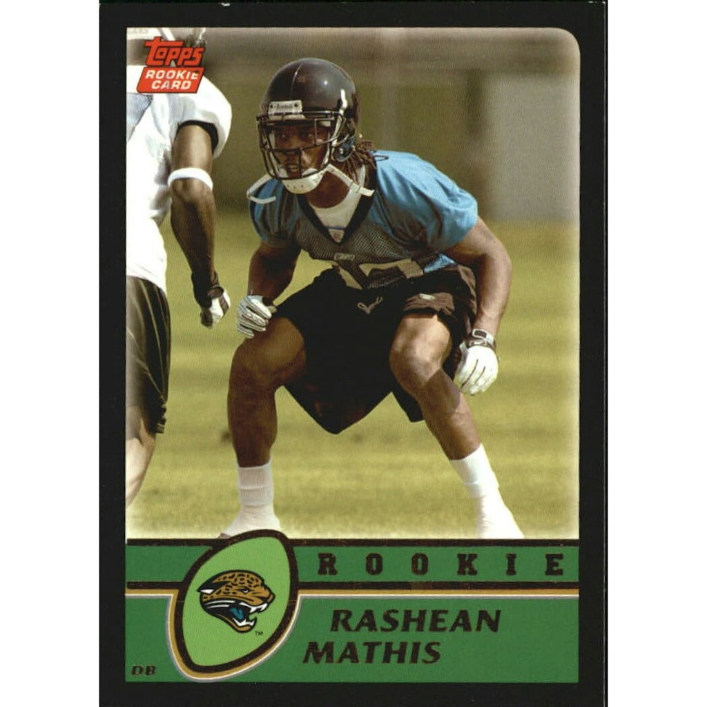 2003 Topps Black #315 Rashean Mathis Trading Card: $7