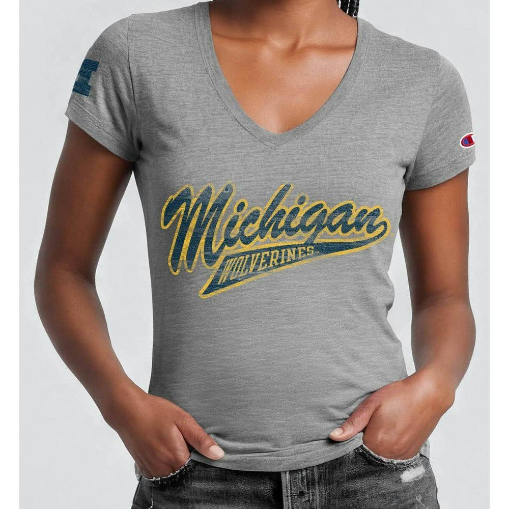 Michigan Wolverines Women's Champion V-Neck Shirt: $34.99