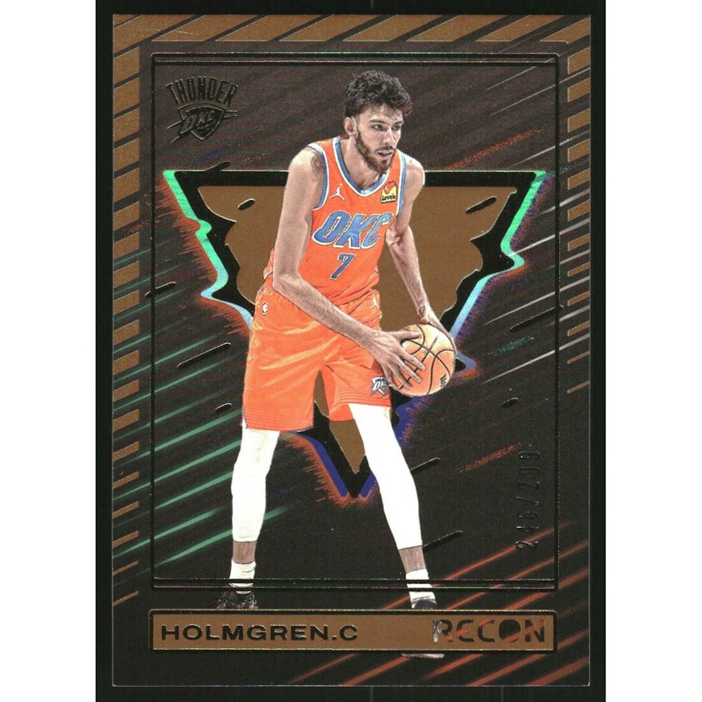 2023-24 Panini Recon Holo Bronze Chet Holmgren Trading Card: $5 2023-24 Panini Recon Holo Bronze Chet Holmgren Trading Card: $5