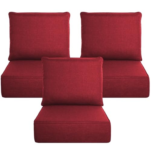 Belord 6-Inch Thick Outdoor Cushion 3-Pack: $246.49