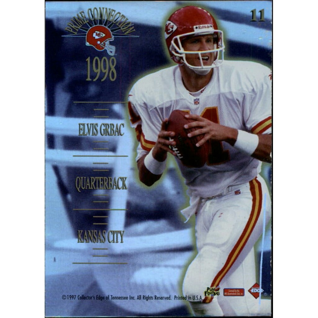 1998 Collector's Edge Advantage Prime Connection M. Allen and E. Grbac #11 Card: $6 1998 Collector's Edge Advantage Prime Connection M. Allen and E. Grbac #11 Card: $6