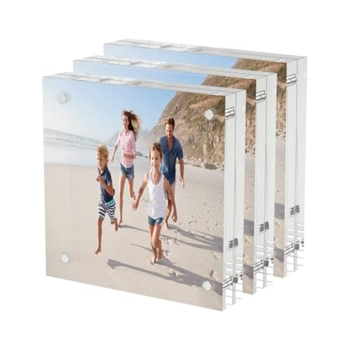 Aitee 4x4 Acrylic Picture Frame 3-Pack: $21.98
