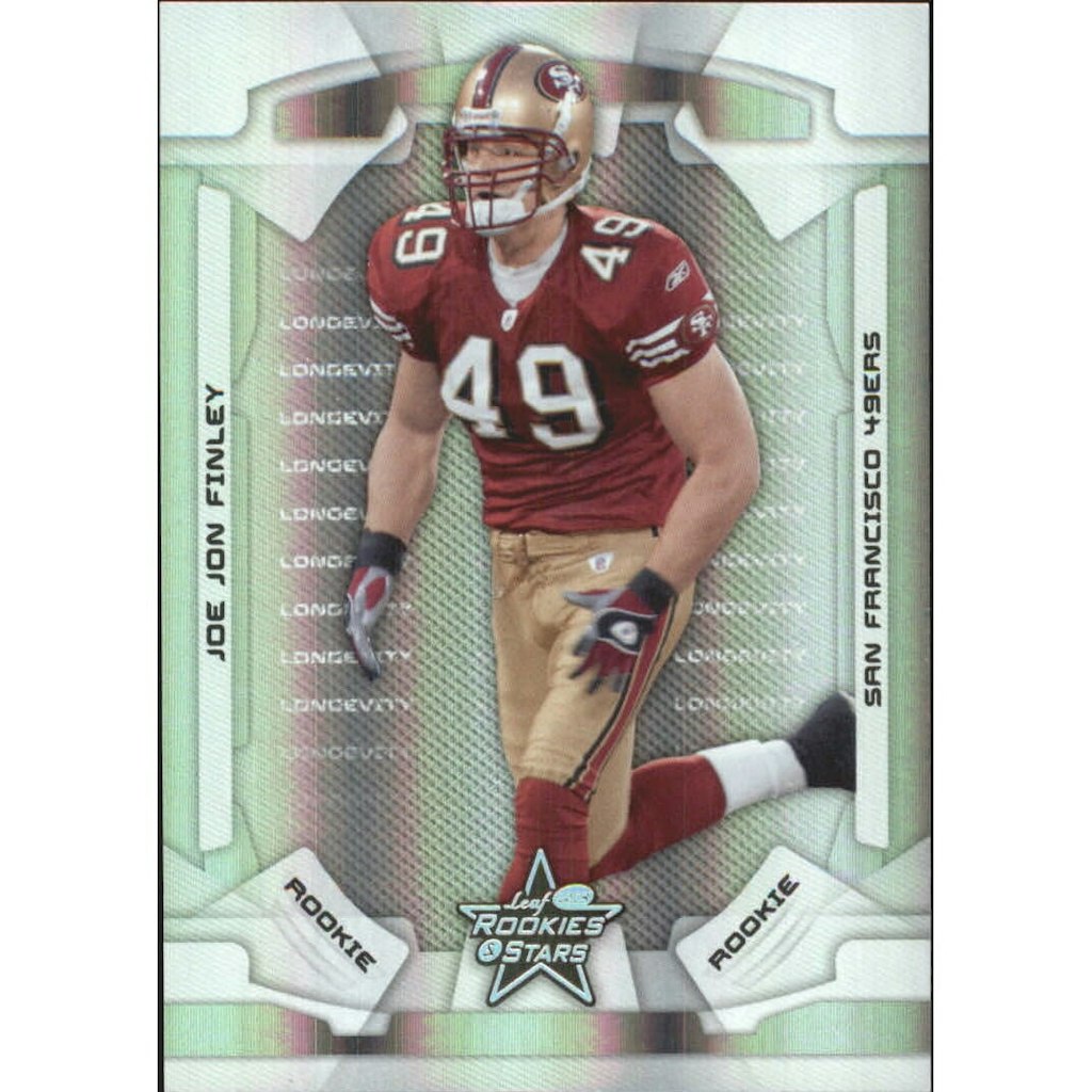 2008 Leaf Rookies and Stars Longevity Silver Holofoil Joe Jon Finley Card: $5.40 2008 Leaf Rookies and Stars Longevity Silver Holofoil Joe Jon Finley Card: $5.40