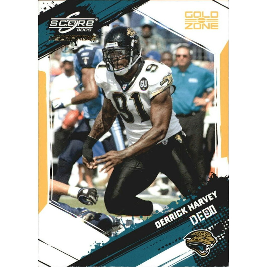 2009 Score Inscriptions Gold Zone Derrick Harvey Card #134: $5.40