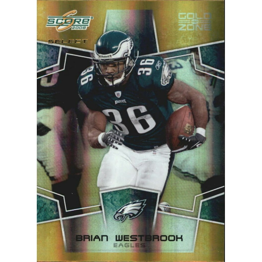2008 Select Gold Zone Brian Westbrook #240 Card: $9