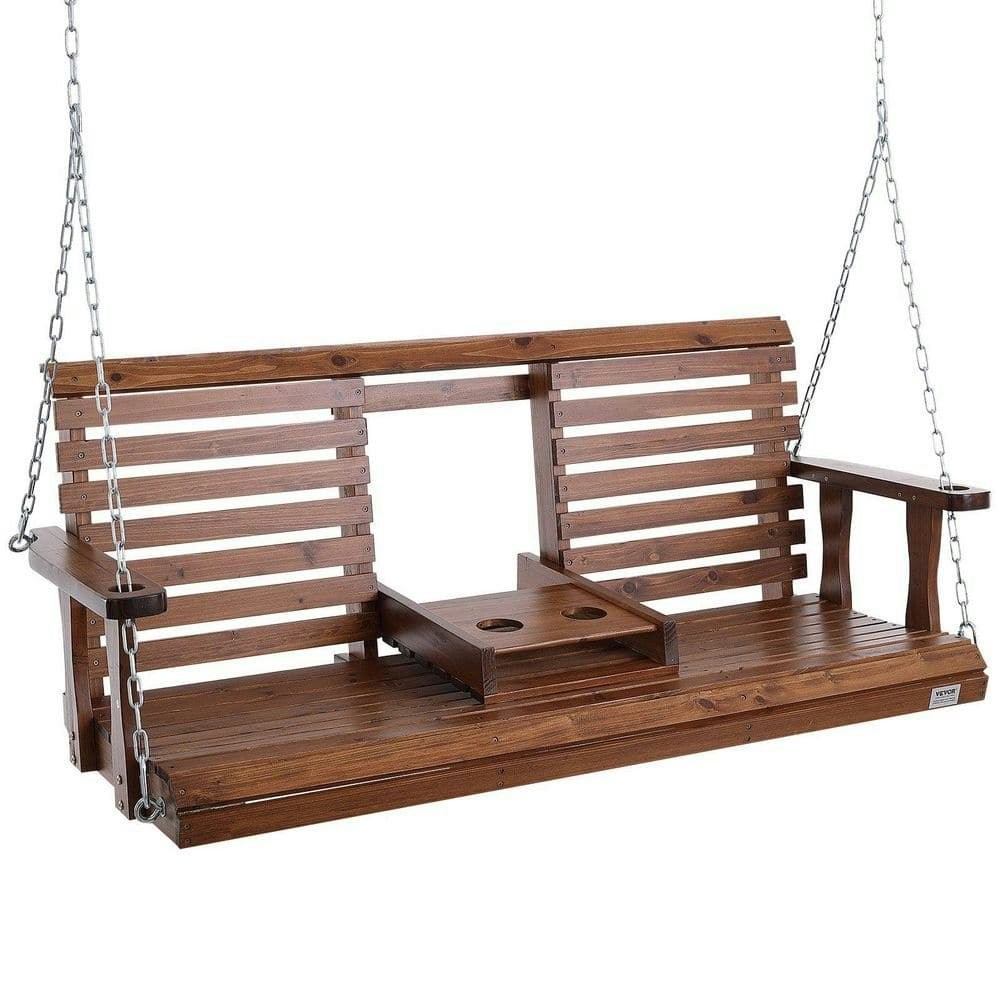 5-Foot 3-Person Wooden Porch Swing: $350.99