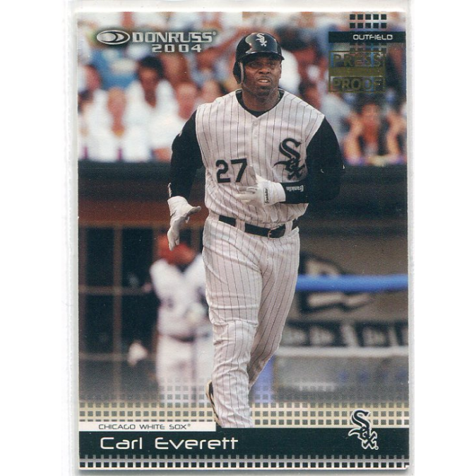 2004 Donruss Press Proofs Gold Carl Everett #197: $5 2004 Donruss Press Proofs Gold Carl Everett #197: $5