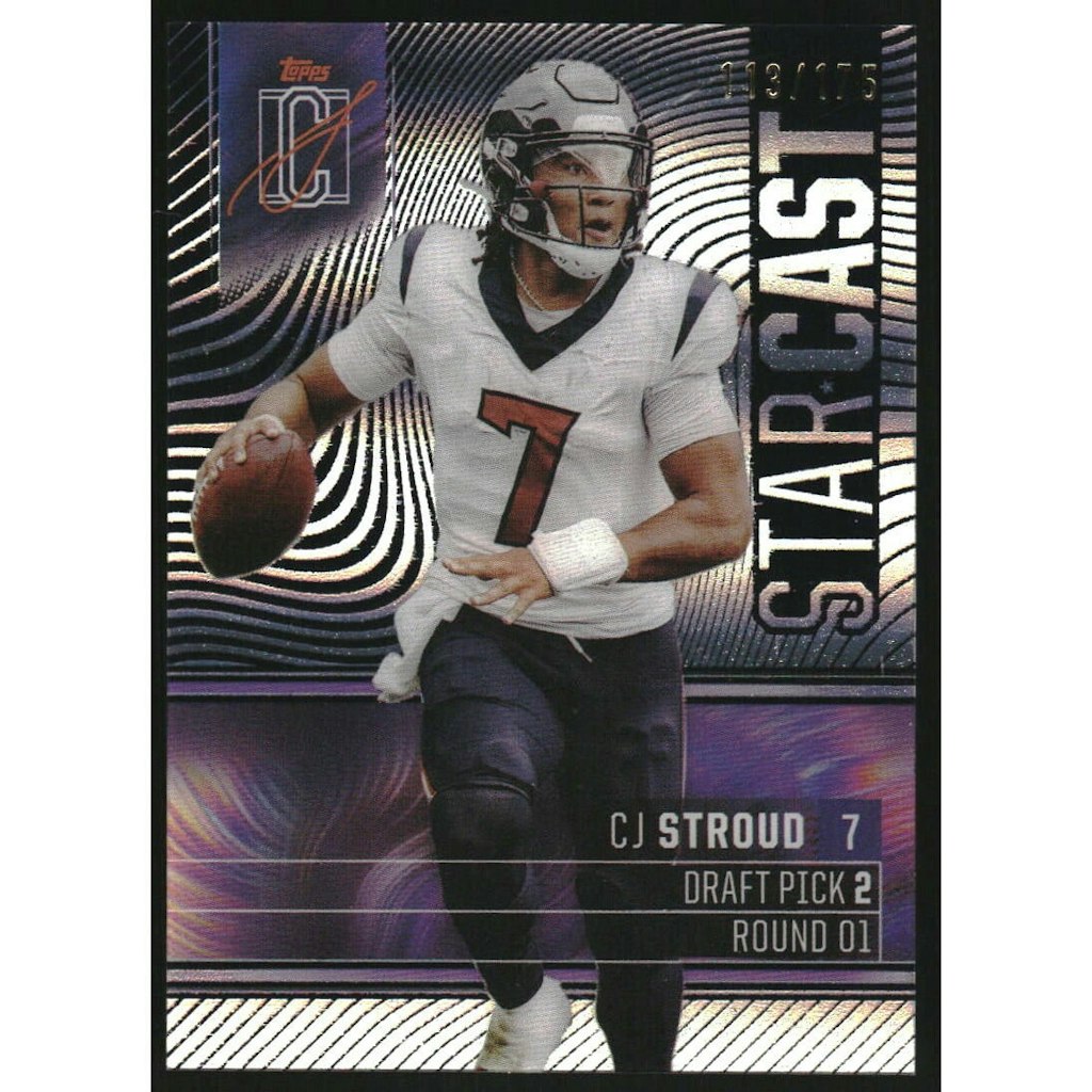 2024 Topps Signature Class Star Cast Indigo CJ Stroud Card: $5.40 2024 Topps Signature Class Star Cast Indigo CJ Stroud Card: $5.40