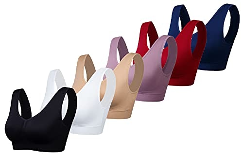 Ohlyah Women's Seamless Wire-Free Sports Bra 6-Pack: $30.59 Ohlyah Women's Seamless Wire-Free Sports Bra 6-Pack: $30.59