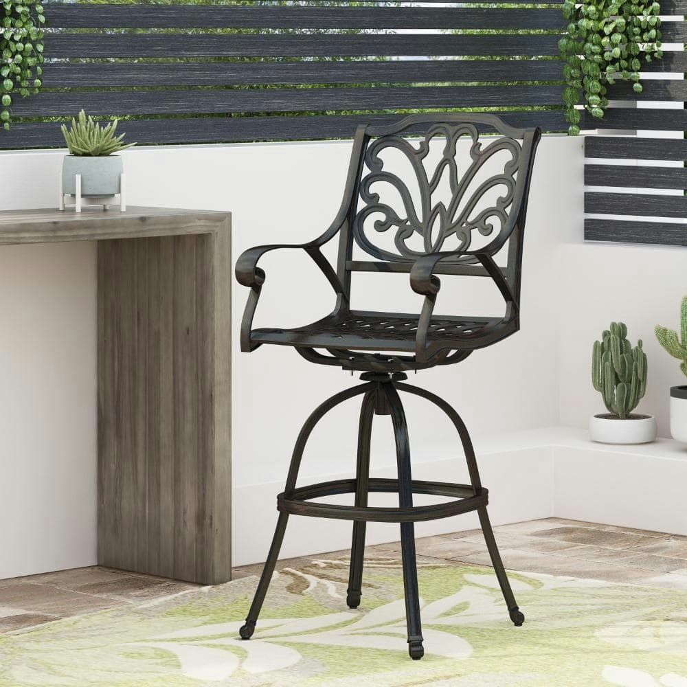 Cast Aluminum Swivel Bar Stool: $395.74 Cast Aluminum Swivel Bar Stool: $395.74