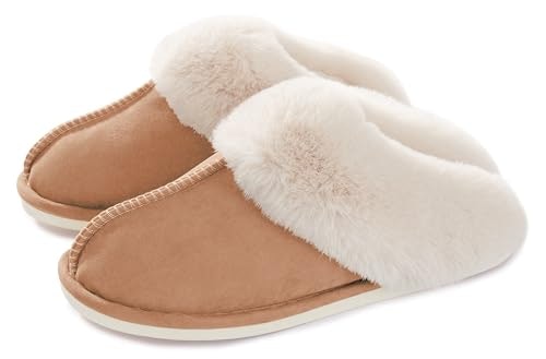 Donpapa Women's Memory Foam Fuzzy Slippers: $19.94 Donpapa Women's Memory Foam Fuzzy Slippers: $19.94