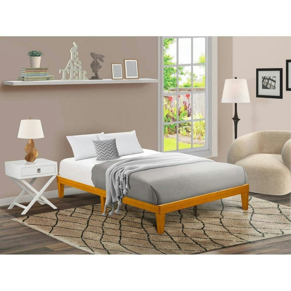 Queen Size Engineered Wood Platform Bed: $141.95