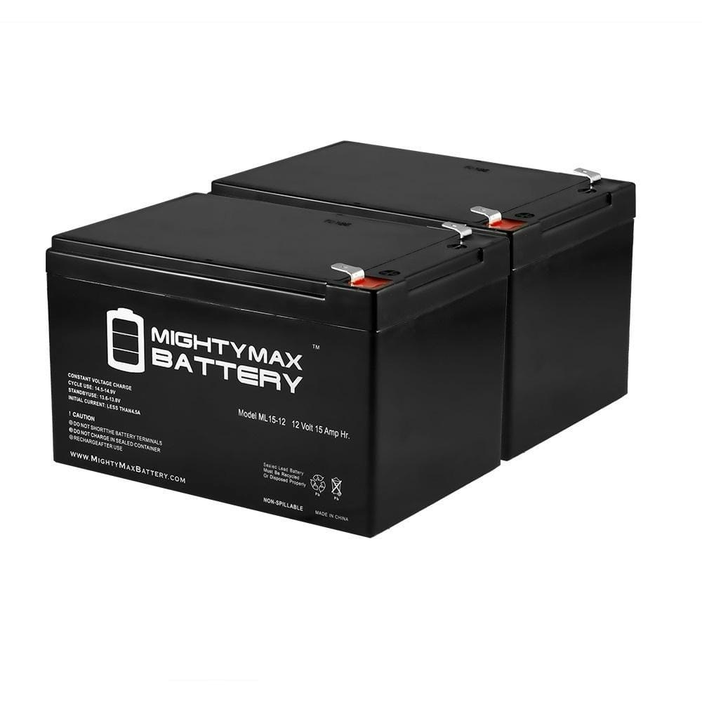 Pride Mobility 12-Volt 15AH Battery Replacement 2-Pack: $69.99 Pride Mobility 12-Volt 15AH Battery Replacement 2-Pack: $69.99