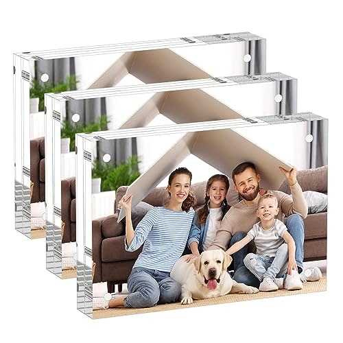 Aitee 3.5x5-Inch Acrylic Picture Frame 3-Pack: $23.78
