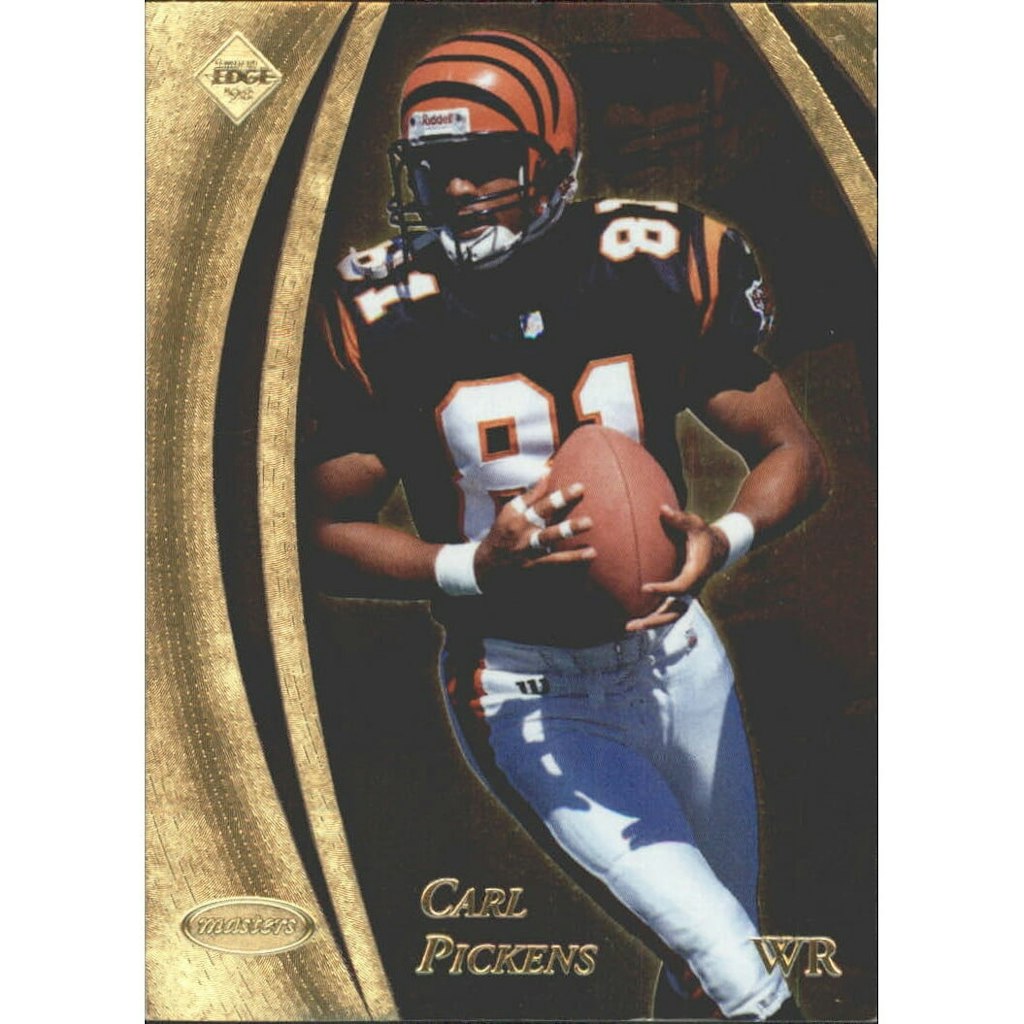 1998 Collector's Edge Masters Carl Pickens 50-Point Gold Card: $6