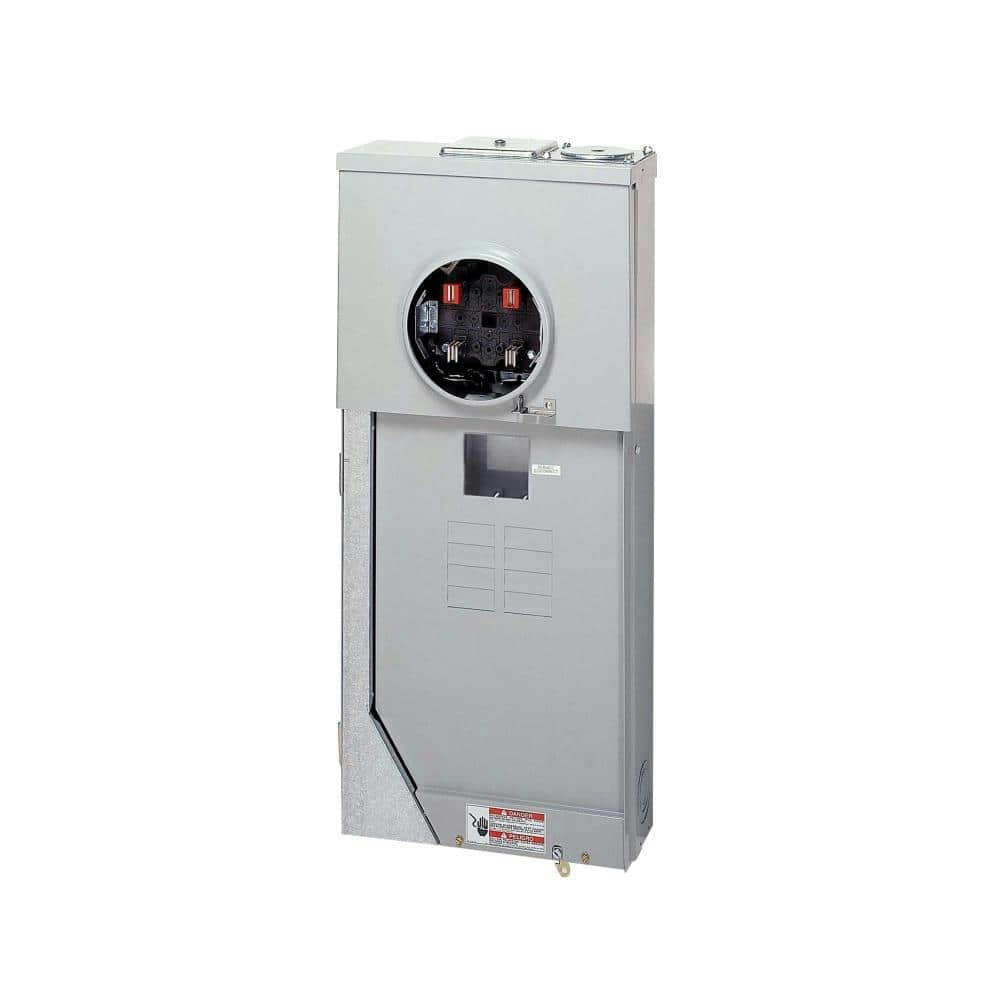 BR 200A 8-Space 16-Circuit Outdoor Residential Meter Breaker: $428.16 BR 200A 8-Space 16-Circuit Outdoor Residential Meter Breaker: $428.16