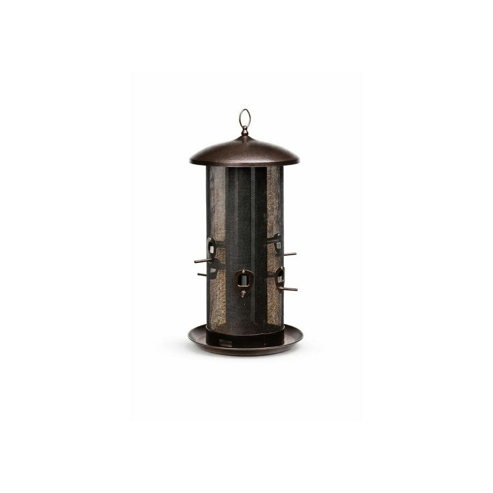 Black Metal Mesh Squirrel-Resistant 10lb Bird Feeder: $69.99 Black Metal Mesh Squirrel-Resistant 10lb Bird Feeder: $69.99