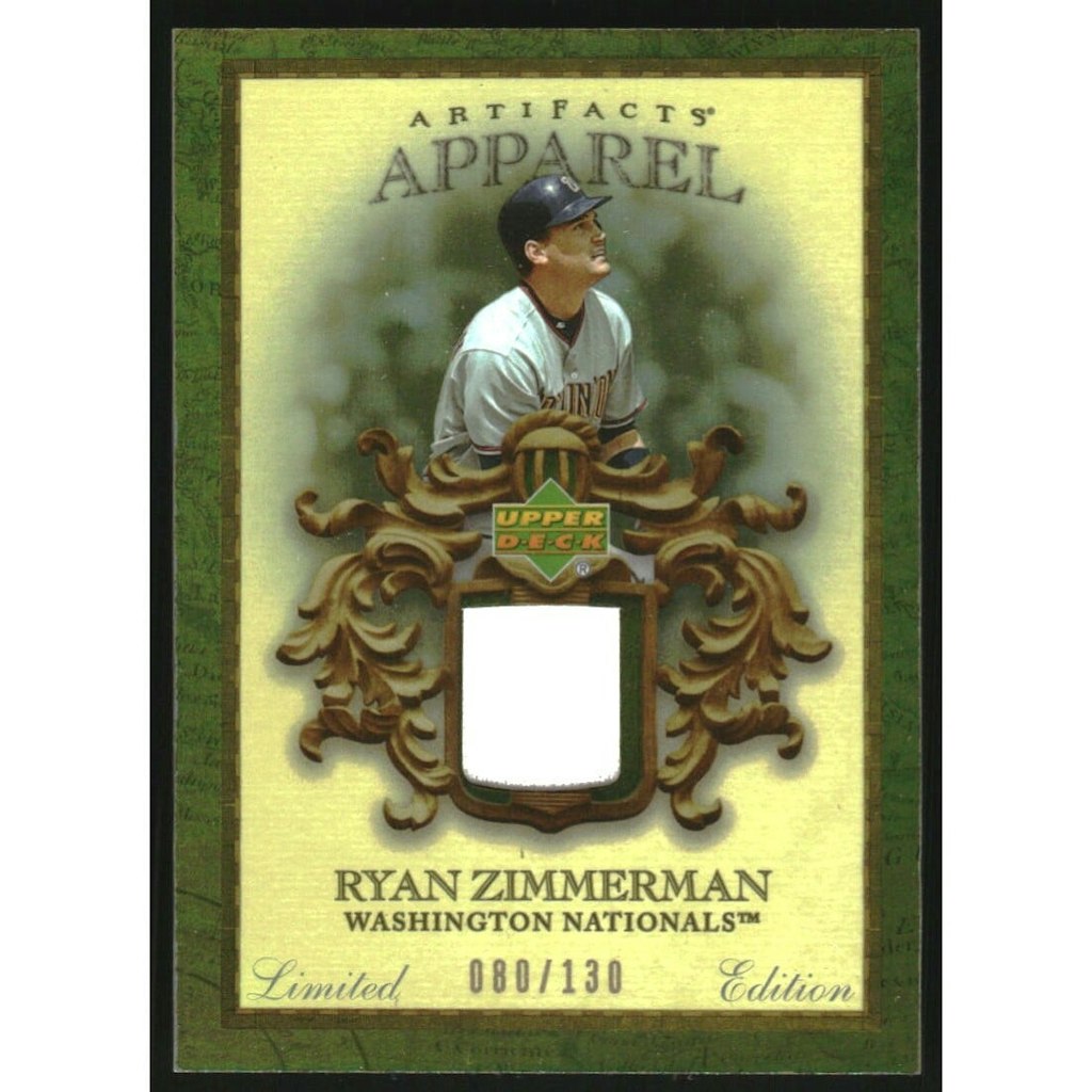 2007 Artifacts Ryan Zimmerman MLB Trading Card: $7