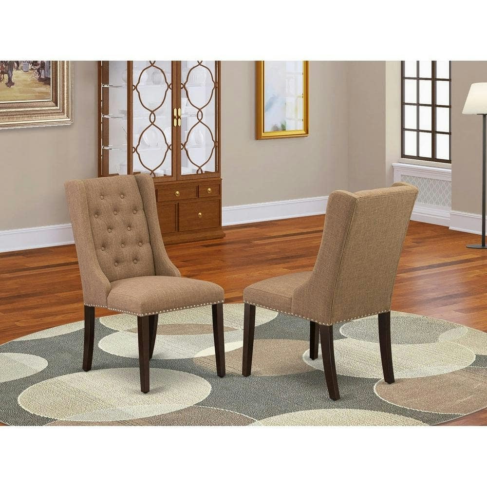 Parsons Mahogany Dining Chair 2-Pack: $305.66 Parsons Mahogany Dining Chair 2-Pack: $305.66