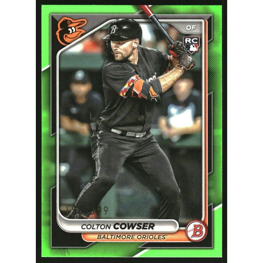 2024 Bowman Colton Cowser Neon Green Card #31: $5