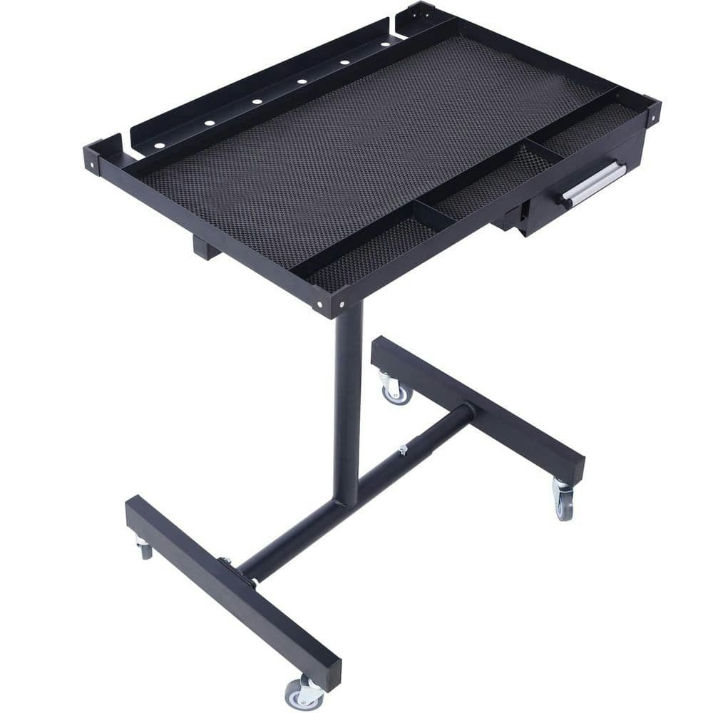 Heavy Duty Adjustable Steel Tear Down Work Table with Drawer: $210.27