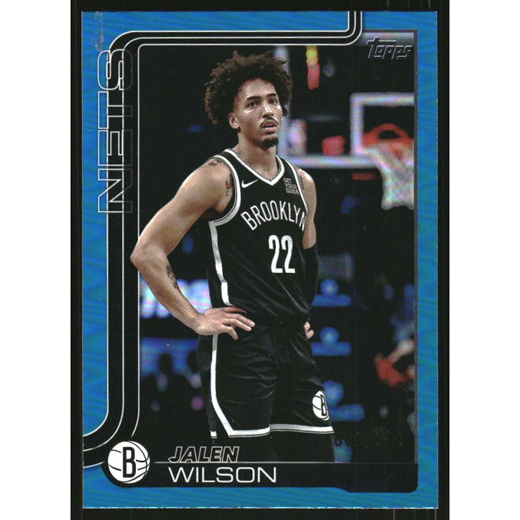 2025-26 Topps Jalen Wilson Blue Rainbow Trading Card: $5.40 2025-26 Topps Jalen Wilson Blue Rainbow Trading Card: $5.40