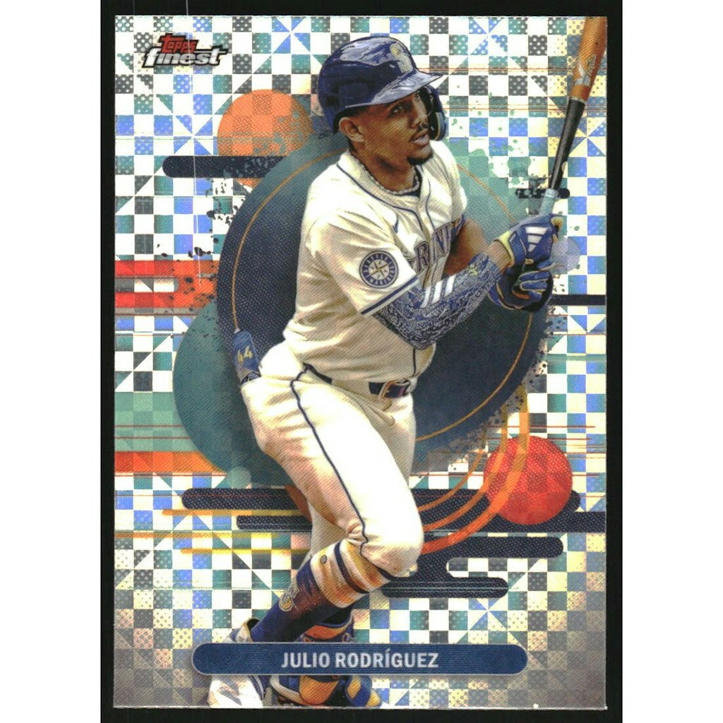2025 Finest Julio Rodriguez Checkerboard Refractor Card: $5.40 2025 Finest Julio Rodriguez Checkerboard Refractor Card: $5.40