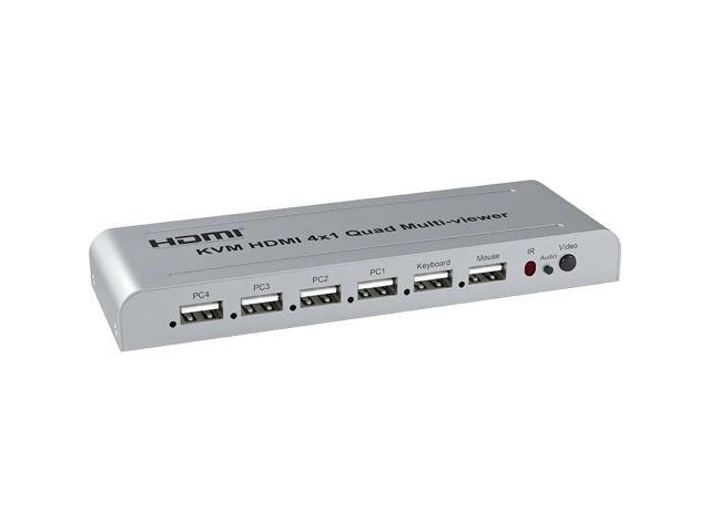 4-Port HDMI Quad Multi-Viewer KVM Switch: $362.12 4-Port HDMI Quad Multi-Viewer KVM Switch: $362.12