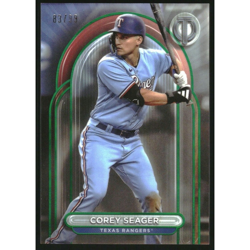 2024 Topps Tribute Green Corey Seager Card #21: $7.20 2024 Topps Tribute Green Corey Seager Card #21: $7.20