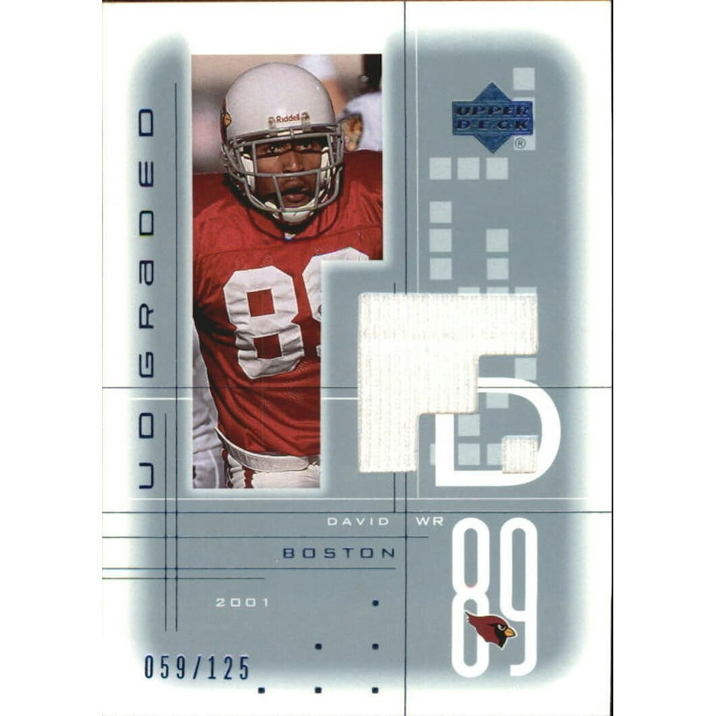 2001 Upper Deck Graded David Boston Blue Jersey Card: $6 2001 Upper Deck Graded David Boston Blue Jersey Card: $6