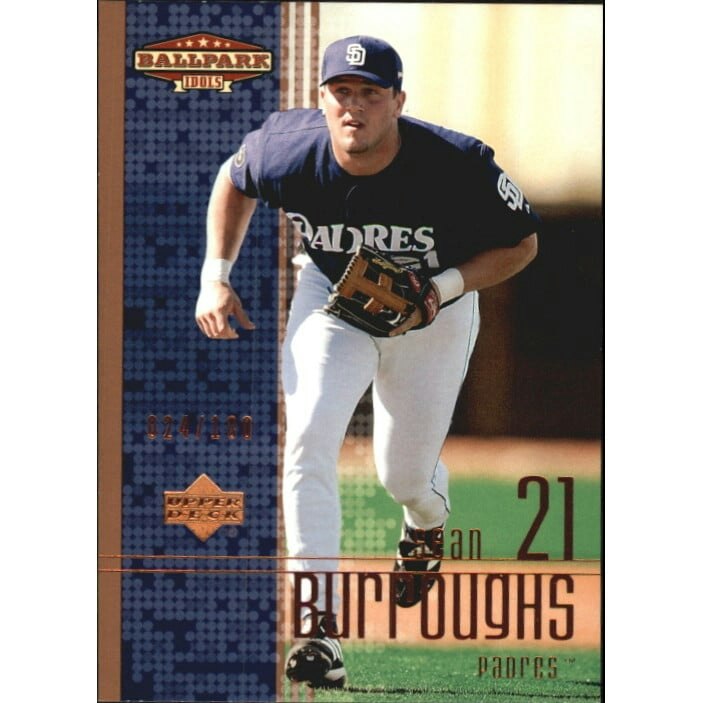 2002 Upper Deck Ballpark Idols Bronze #170 Sean Burroughs Baseball Card: $5.40 2002 Upper Deck Ballpark Idols Bronze #170 Sean Burroughs Baseball Card: $5.40