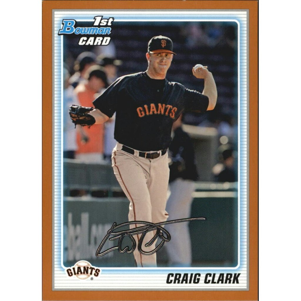 2010 Bowman Prospects Orange Craig Clark #BP27 Trading Card: $5 2010 Bowman Prospects Orange Craig Clark #BP27 Trading Card: $5