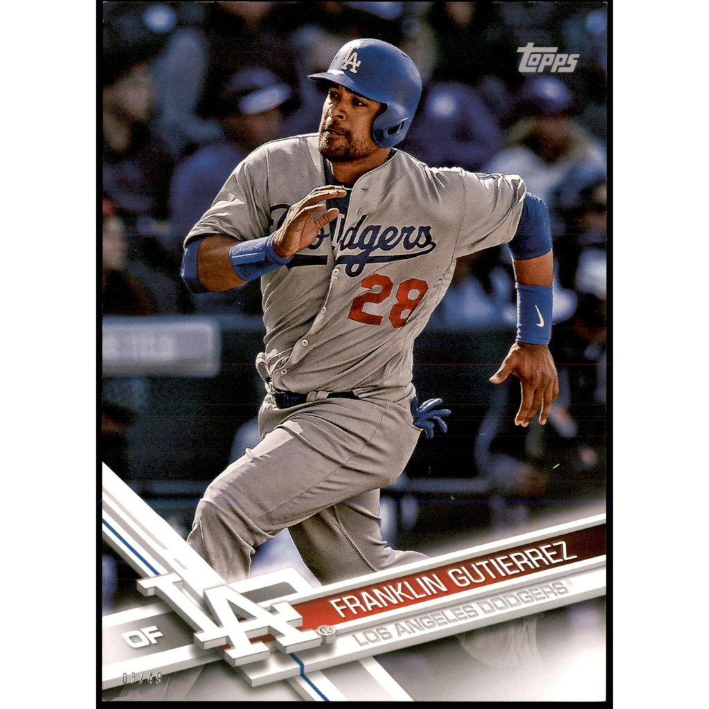 2017 Topps Update #US154 5x7 Franklin Gutierrez Card: $9.99 2017 Topps Update #US154 5x7 Franklin Gutierrez Card: $9.99