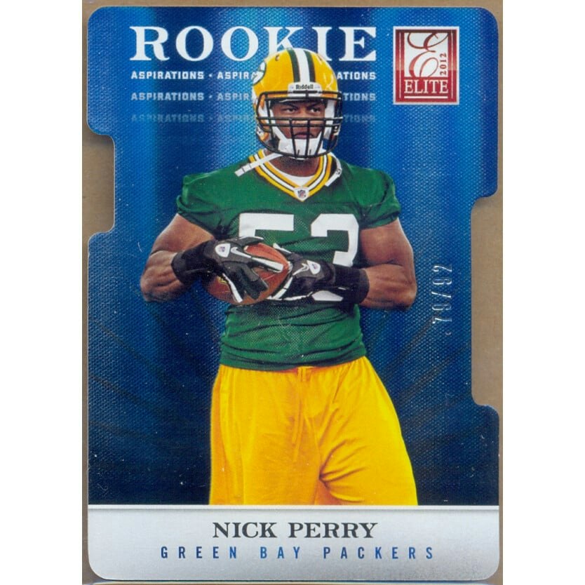 2012 Elite Aspirations Nick Perry Rookie Card #124/92: $5.40 2012 Elite Aspirations Nick Perry Rookie Card #124/92: $5.40