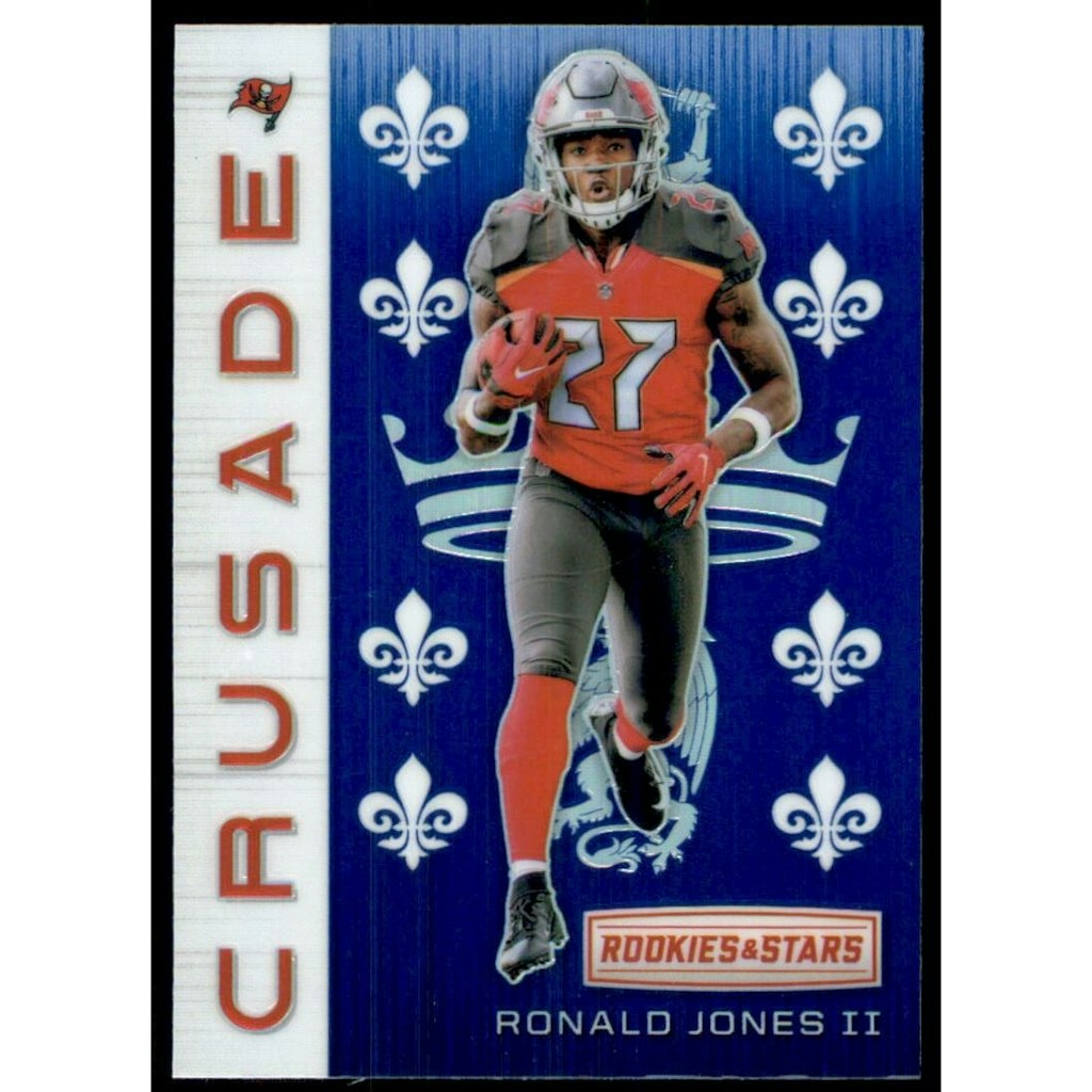 2018 Rookies and Stars Crusade #41 Ronald Jones II Card: $5 2018 Rookies and Stars Crusade #41 Ronald Jones II Card: $5