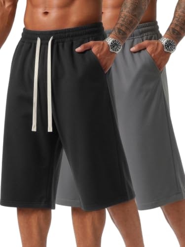 Zuy Men's Cotton Fleece Capri Sweat Shorts 2-Pack: $32.29 Zuy Men's Cotton Fleece Capri Sweat Shorts 2-Pack: $32.29