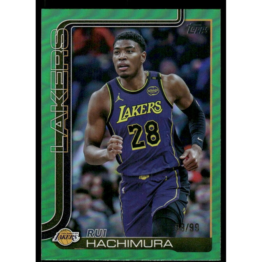 2025-26 Topps Green Holo Foil #154 Rui Hachimura Trading Card: $9 2025-26 Topps Green Holo Foil #154 Rui Hachimura Trading Card: $9