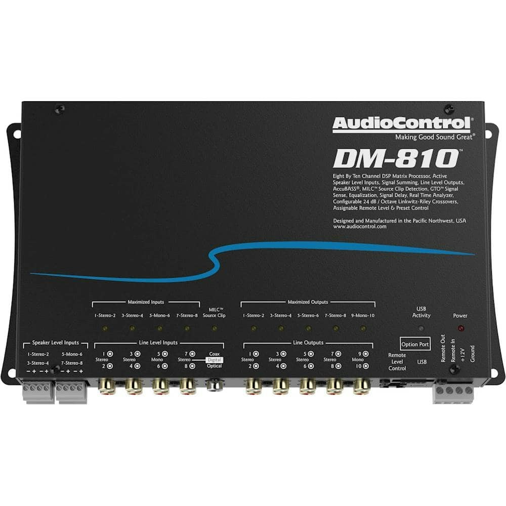 AudioControl 8-Channel Input 10-Channel DSP Matrix Processor: $829.99