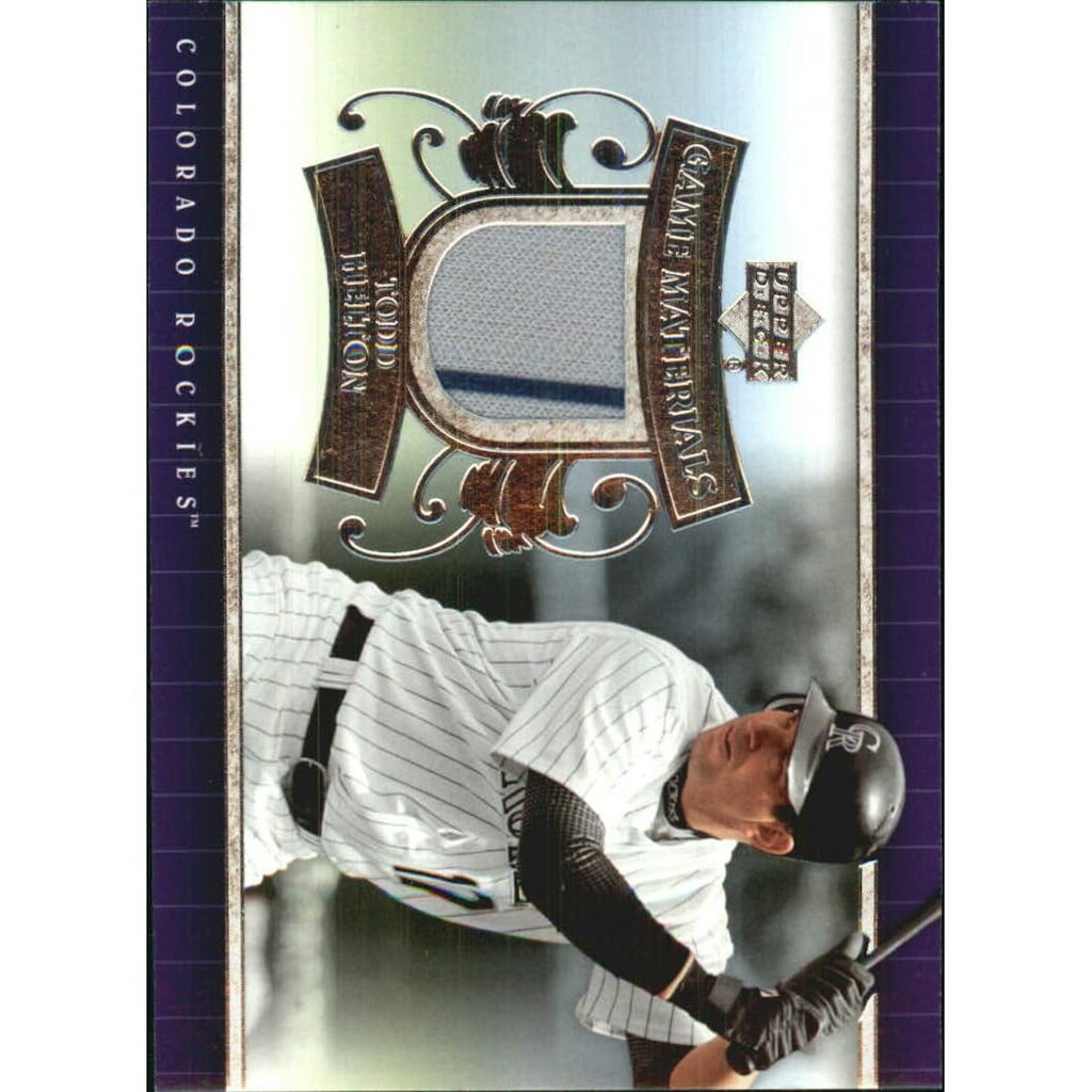 2007 Upper Deck Todd Helton Game Materials Card: $7.20 2007 Upper Deck Todd Helton Game Materials Card: $7.20
